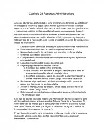 Capítulo 28 Recursos Administrativos. Página 1
