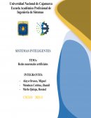 Redes Neuronales Artificiales