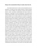 Ensayo cómo el pensamiento influye en nuestro actuar día a día