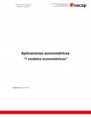 Aplicaciones econometricas