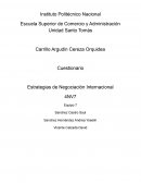Cuestionario Estrategias de Negociación Internacional
