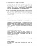 Análisis de estructura de costos la “Ética en los costos”