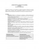 INFORME PROCESO DE COMPRAS DE UNA COMPAÑIA