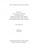 La inteligencia emocional factor de bienestar