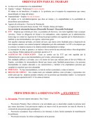 Orientación para el trabajo