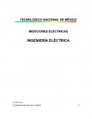 MEDICIONES ELÉCTRICAS INGENIERÍA ELÉCTRICA