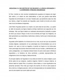 ARGUEDAS: EL ENCUENTRO DE DOS MUNDOS LA LENGUA ORIGINARIA Y LA EXPRESIÓN LITERARIA ARGUEDIANA