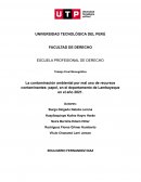 La contaminación ambiental por mal uso de recursos contaminantes: papel, en el departamento de Lambayeque en el año 2021