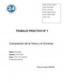 Composición de la Tierra y el Universo