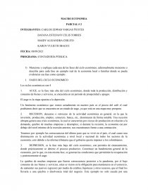 PARCIAL MACROECONOMIA. PROGRAMA: CONTADURÍA PÚBLICA. Página 1