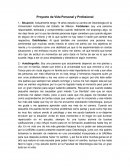 Proyecto de Vida Personal y Profesional