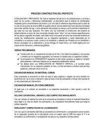 PROCESO CONSTRUCTIVO DEL PROYECTO. Página 1