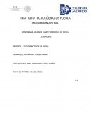 PRACTICA 1: RECUPERACION DE LA FATIGA