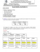 TALLER GRUPAL CALIFICADO N° 1