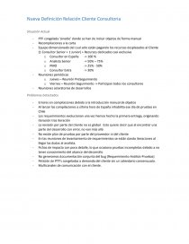 Relación Clientes Consultoría Informática. Página 1