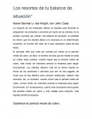 Los resortes de tu balance de situación