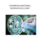 EFERMEDAD NOSOCOMIAL Baracteroctomia de un catéter