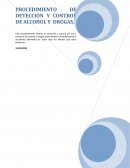 Detección y Control de Alcohol y Drogas