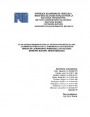 PLAN DE MANTENIMIENTO PARA LA ESTRUCTURA METÁLICA DEL ALUMBRADO PÚBLICO DE LA COMUNIDAD LAS ACACIAS