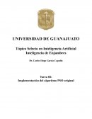 Implementación del algoritmo PSO original