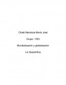 Mundialización y globalización. La Geopolítica