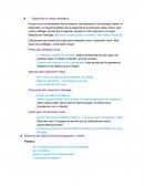 Elaboración el cuadro estratégico