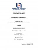 Determinación de la constante de equilibrio-Química Analítica