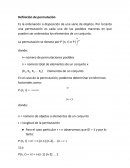 Definición de permutación
