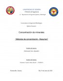 Métodos de concentración