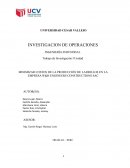 MINIMIZAR COSTOS DE LA PRODUCCIÓN DE LADRILLOS EN LA EMPRESA W&H ENGINEERS CONSTRUCTIONS SAC