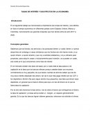 TASAS DE INTERÉS Y SUS EFECTOS EN LA ECONOMÍA