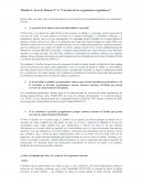 Módulo 4: Foro de Debate N° 4: “Función de los organismos reguladores”