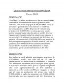 Ejercicios Proyecto de Inversión