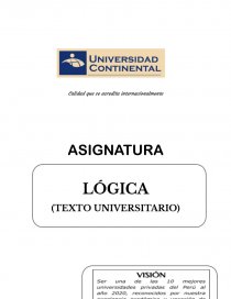 LÓGICA (TEXTO UNIVERSITARIO). Página 1
