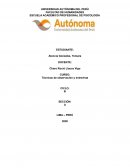Técnicas de observación y entrevista. ANAMNESIS