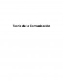 Teoria de la Comunicación