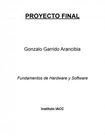 Fundamentos de Hardware y Software. Página 1