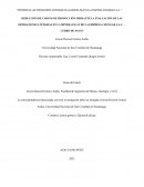 Informe de las operaciones unitarias de la minera islay de la empresa Chungar S.A.C