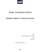 Trabajo de aplicación practica Diabetes mellitus 2, atención primaria