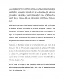 ANÁLISIS DESCRIPTIVO Y CRÍTICO ENTRE LA ANTIGUA NORMATIVIDAD DE VALORACIÓN ADUANERA