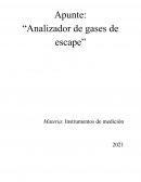 Analizador de gases de escape