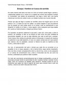 Ensayo_ Hombre en busca de sentido