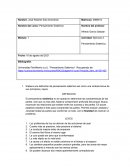 Ejercicio 1. Pensamiento Sistemico