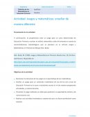 Actividad: Juegos y matemáticas: enseñar de manera diferente