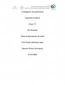 OPTIMIZACIÓN DE REDES