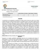 Informe determinación de sulfatos