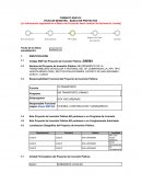 FICHA DE REGISTRO - BANCO DE PROYECTOS