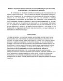 Análisis: Importancia del conocimiento de la técnica histológica para el estudio de la histología y en el ejercicio de la carrera