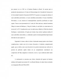 SÍNDROME COMPARTIMENTAL AGUDO COMO CONSECUENCIA DE OFIDISMO SEVERO A PROPÓSITO DE UN CASO. Página 7