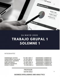 Solemne Business Intelligence and Analytics. Página 1